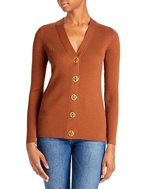 Tory Burch Ribbed Cardigan