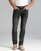 Joe's Jeans - Green Oil Slick Brixton Straight Fit In Army