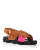 Marni Women's Fussbett Color Block Slingback Sandals