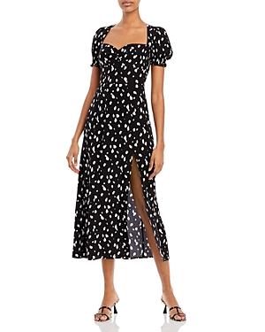 Bardot Millie Spot Print Midi Dress