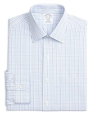 Brooks Brothers Tonal Windowpane Check Regular Fit Dress Shirt