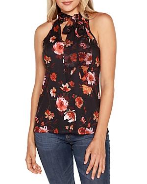 Belldini Floral Print Halter Top