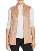 B Collection By Bobeau Junya Seamed Faux Suede Vest