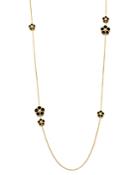 Roberto Coin 18k Yellow Gold Daisy Diamond & Black Onyx Station Necklace, 31 - 100% Exclusive