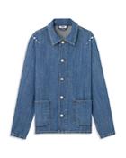 A.p.c. X Rth Veste Stenciled Denim Shirt