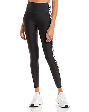 Aqua Athletic Printed Side Stripe Leggings - 100% Exclusive