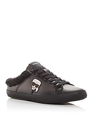 Karl Lagerfeld Paris Men's Low Top Mule Sneakers