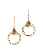 14k Yellow Gold Round Dangle Earrings - 100% Exclusive