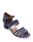 Laurence Dacade Women's Ninou Multicolor Metallic Low-heel Sandals
