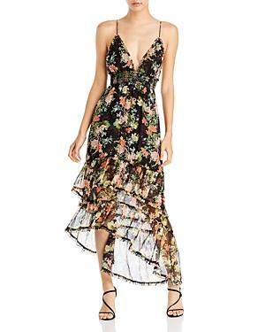 Alice And Olivia Imogene High Low Maxi Dress