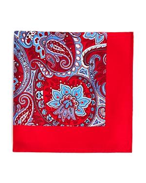 The Men's Store At Bloomingdale's Paisley Silk Pocket Square - Compare At $45
