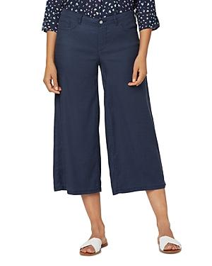 Nydj Petites Cropped Wide Leg Pants