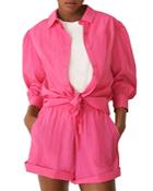 Ba & Sh Prasil Button Front Top