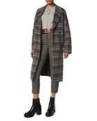 Andrew Marc New York Casma Oversized Plaid Coat