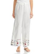 Kobi Halperin Demi Rose Embroidered Drawstring Pants