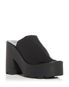 Steve Madden Women's Sami Platform Block Heel Slide Sandals
