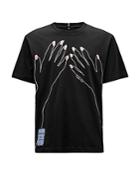 Mcq Relaxed Fit Hands Graphic Tee