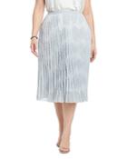Nic+zoe Plus Light As A Feather Pleated Skirt