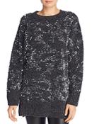 French Connection Rosemary Sparkling Sequined Sweater
