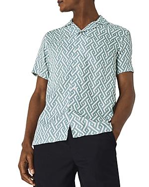 Reiss Uptown Geometric Print Shirt