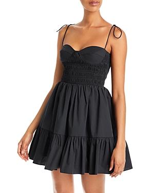 Staud Landry Smocked Mini Dress