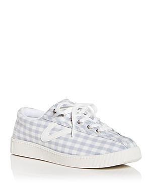 Tretorn Women's Gingham Low Top Sneakers