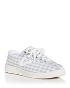 Tretorn Women's Gingham Low Top Sneakers