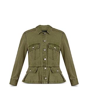 Veronica Beard Jayla Cotton Peplum Jacket