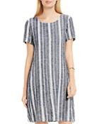 Two By Vince Camuto Yarn Dyed Stripe Shift Dress