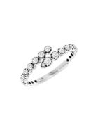 Bloomingdale's Diamond Bypass Ring In 14k White Gold, 0.35 Ct. T.w. - 100% Exclusive