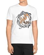 Just Cavalli Tiger Graphic Logo Tee