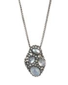 Alexis Bittar Crystal Cluster Pendant Necklace, 16