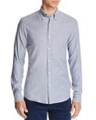 Michael Kors Geometric-print Trim Fit Button-down Shirt