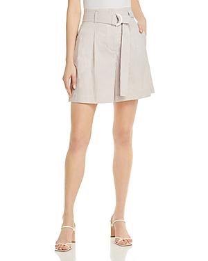 Lafayette 148 New York Degraw Wide Leg Striped Shorts