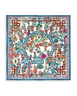 Salvatore Ferragamo Fo Bonsai Silk Scarf