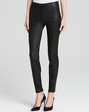 Vince Leggings - Leather Ankle Zip