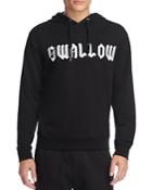 Mcq Alexander Mcqueen Swallow Embroidered Pullover Hoodie
