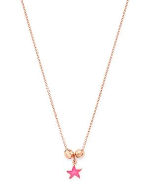 Dodo Pebbles & Starfish Pendant Necklace, 15.7