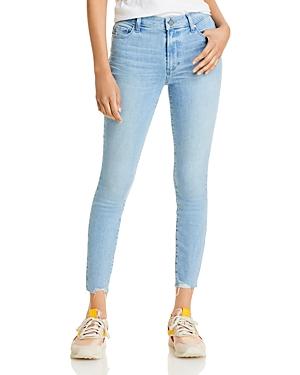 Paige Hoxton Frayed Hem Jeans In Jama