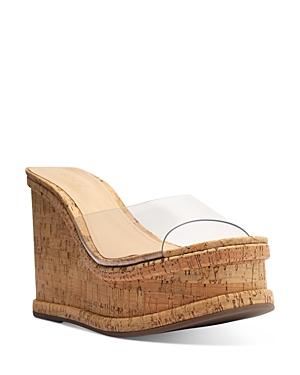 Schutz Women's Dalle Slip On Platform Wedge Sandals