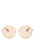 Sonix Oasis Mirrored Round Sunglasses, 60mm