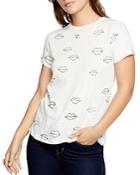 Chaser Cotton Lips Print Tee