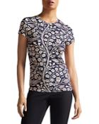 Ted Baker Rosali Printed Fitted Tee