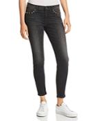 Hudson Barbara Washed Skinny Jeans In Studded Black - 100% Exclusive