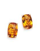 Bloomingdale's Citrine Stud Earrings In 14k Yellow Gold - 100% Exclusive