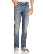 John Varvatos Star Usa Bowery Slim Straight Fit Jeans In Glacier Blue