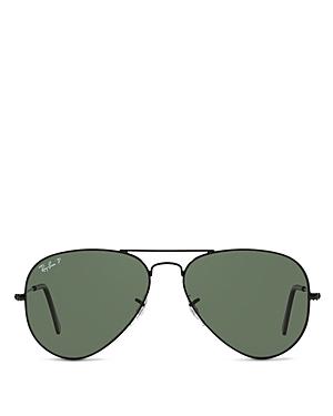 Ray-ban Men's Polarized Classic Aviator Sunglasses, 58mm