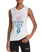 Daydreamer Hey Ho Let's Go Graphic Muscle Tank