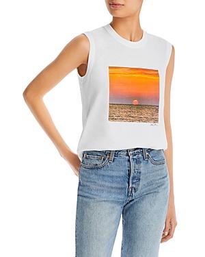 Atm Anthony Thomas Melillo Sunset Classic Jersey Sleeveless Boy Tee