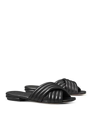 Tory Burch Women's Kira Quilted Crisscross Sandals